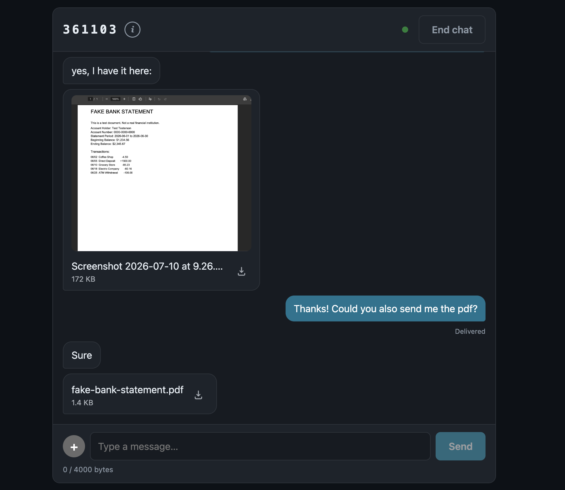 P2P Message